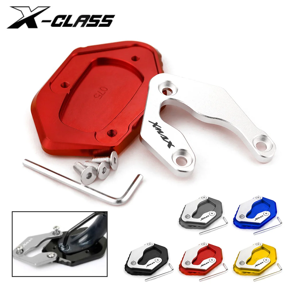 XMAX боковая подставка для мотоцикла, увеличитель, подставка, пластина, CNC, алюминиевые аксессуары для YAMAHA XMAX 125 2018-2020 250 300 2017-2020
XMAX боковая подставка для мотоцикла, увеличитель, подставка, пластина, CNC, алюминиевые аксессуары для YAMAHA XMAX 125 2018-2020 250 300 2017-2020