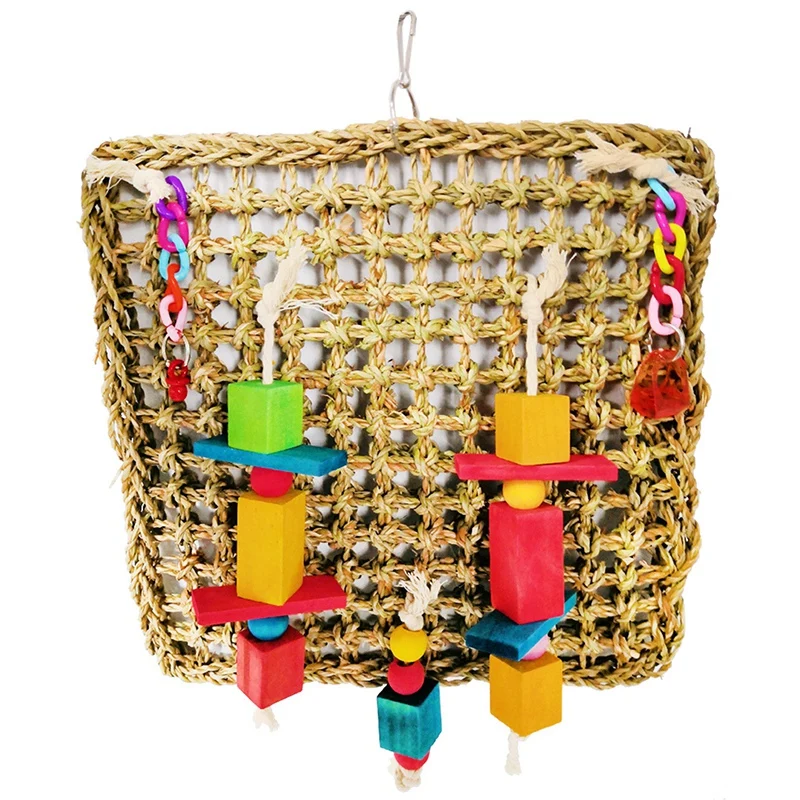 Bird Hammock Toys Parrot Bird Chewing Toys Hanging for Small Pets Bird Foraging Toys