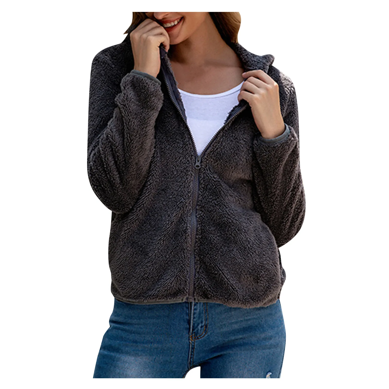 Zipper Hooded Outwear Winter Sweatshirt Plus Coat Pockets Warm Coat Size Women Women's Coat
Zipper Hooded Outwear Winter Sweatshirt Plus Coat Pockets Warm Coat Size Women Women's Coat