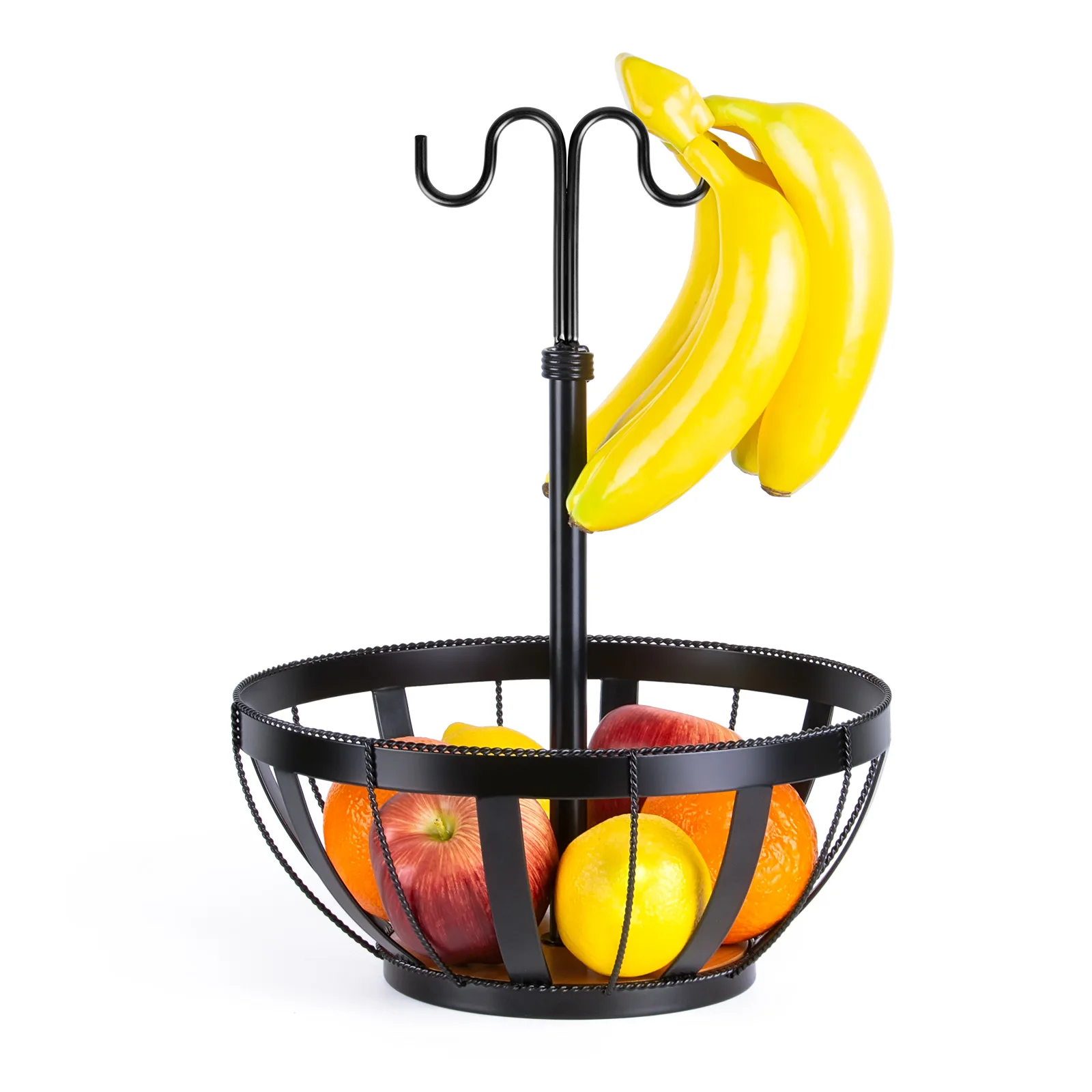 2 Tier Metal Wire Fruit Tree Bowl with Removable Banana Hanger Holder Kitchen Dinnerware Vegetable Storage Rack Basket Organizer
2 Tier Metal Wire Fruit Tree Bowl with Removable Banana Hanger Holder Kitchen Dinnerware Vegetable Storage Rack Basket Organizer