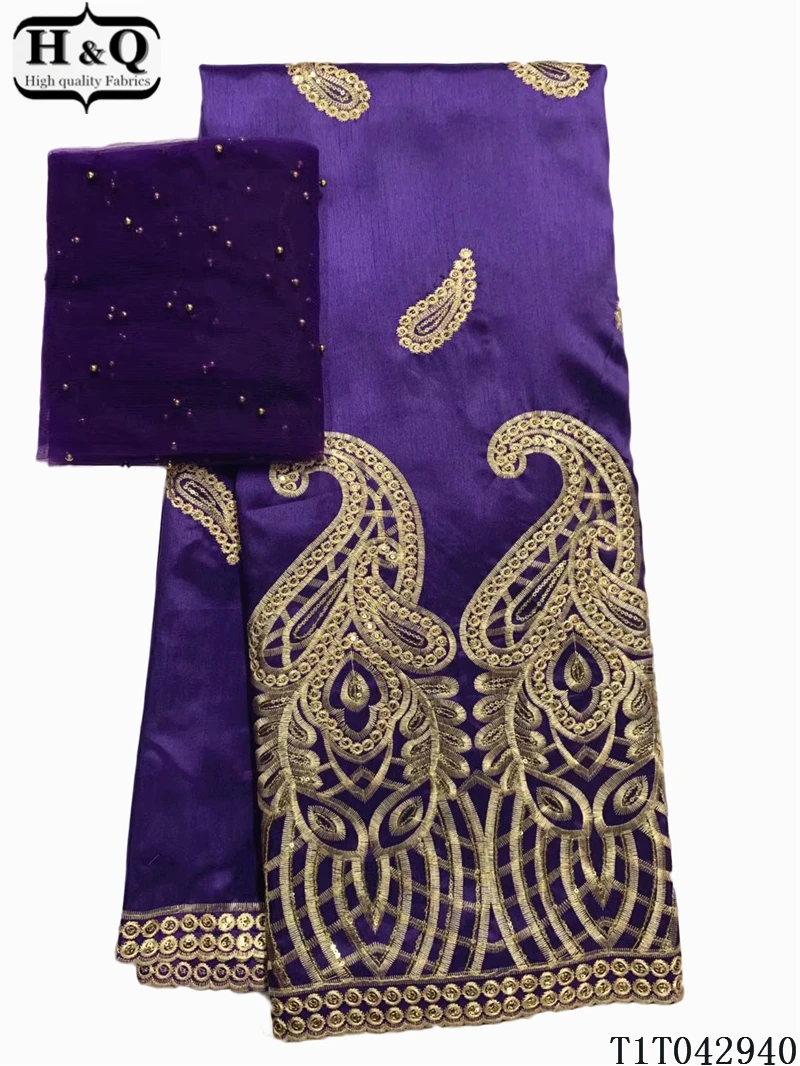 H&Q 5+2 yards one set high quality embroidery african george satin lace fabric matching french tulle laces chiffon fabrics GL526
H&Q 5+2 yards one set high quality embroidery african george satin lace fabric matching french tulle laces chiffon fabrics GL526