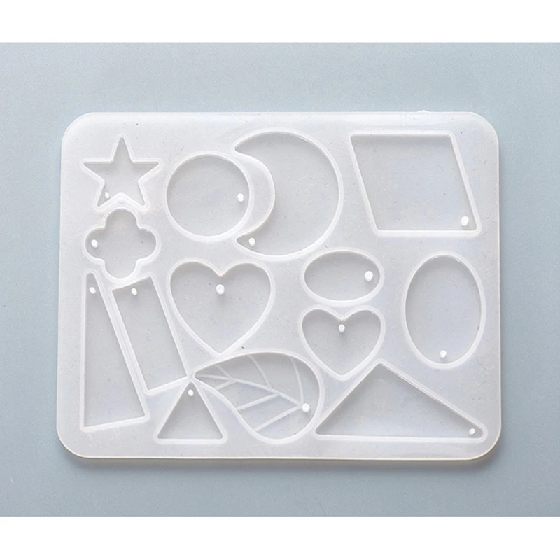Handmade Silicone Earrings Mold Necklace Earring Pendant Resin Molds Drop Dangle Resin Earring Mold Jewelry Making Tools 1XCA
Handmade Silicone Earrings Mold Necklace Earring Pendant Resin Molds Drop Dangle Resin Earring Mold Jewelry Making Tools 1XCA