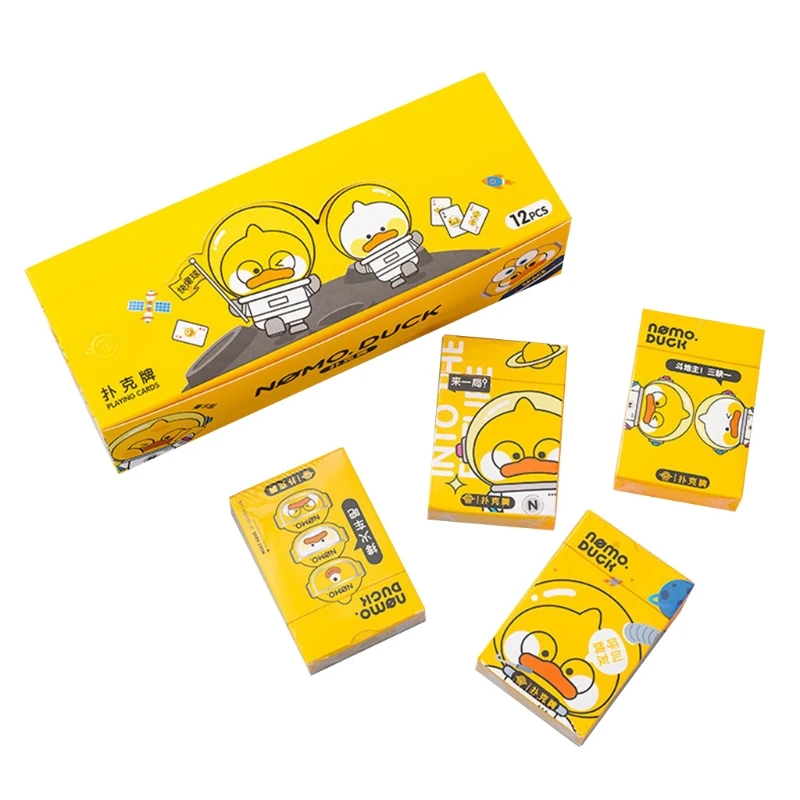 Multifuction Improve Intellgence Poker Cute Yellow Duck Toy Cards for Kids Boys
Multifuction Improve Intellgence Poker Cute Yellow Duck Toy Cards for Kids Boys
