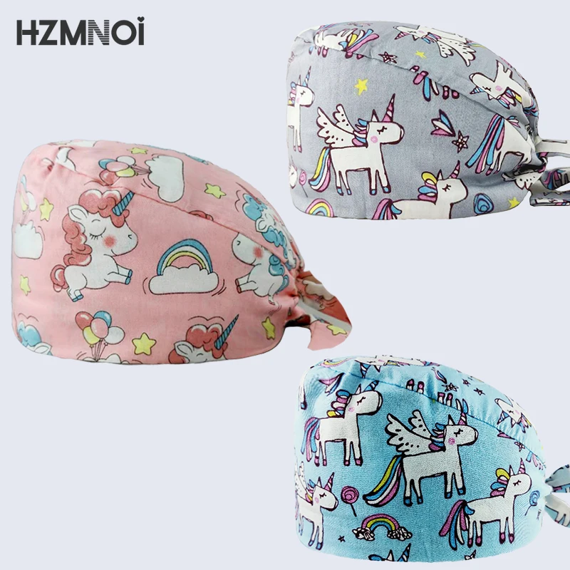 New Matte Cute Female Nurse Cap Breathable Fluffy Doctor Cap Sweat-absorbent Cotton Nursing Cap Cartoon Printing Surgical Cap
New Matte Cute Female Nurse Cap Breathable Fluffy Doctor Cap Sweat-absorbent Cotton Nursing Cap Cartoon Printing Surgical Cap