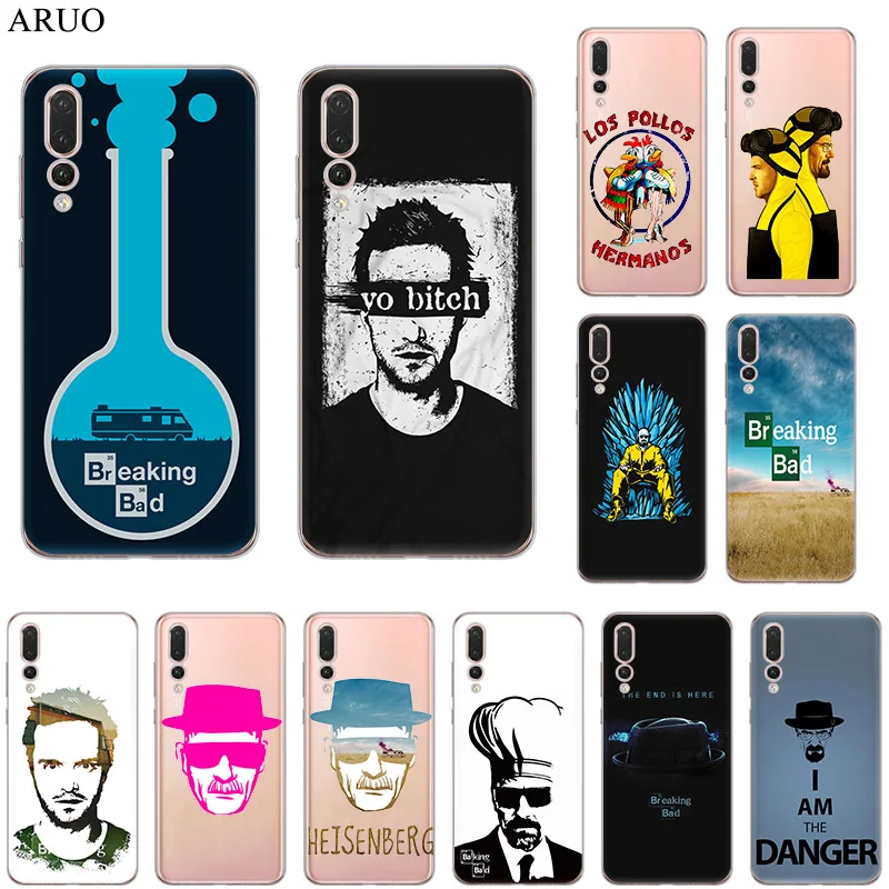 Чехол из мягкого ТПУ с логотипом Breaking Bad heisenберга для телефона huawei P30 P30Lite P20Pro Mate 30