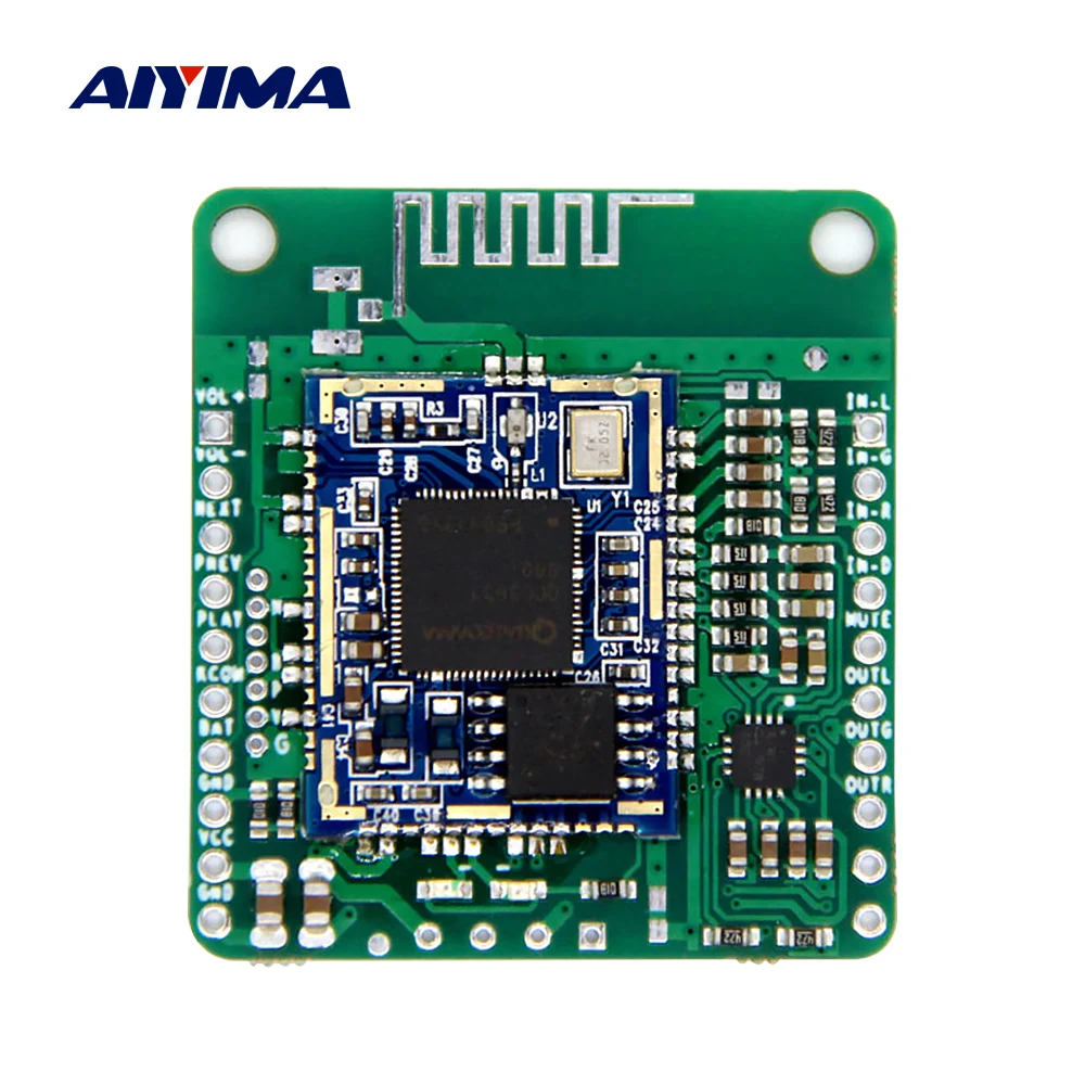 AIYIMA Bluetooth 5.0 Receiver Board AUX QCC3031 APTX HD HiFi Headphone Amplifier For Bluetooth Speakers Power Amplifiers 5V 12V
AIYIMA Bluetooth 5.0 Receiver Board AUX QCC3031 APTX HD HiFi Headphone Amplifier For Bluetooth Speakers Power Amplifiers 5V 12V