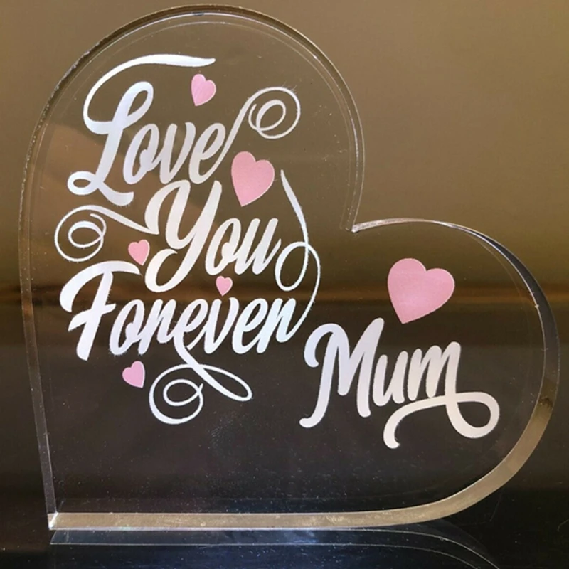 Heart Mothers Day Decorations Love You Forever Mum Gift for Mom Women Girls Ladies Wife Office Home Decor
Heart Mothers Day Decorations Love You Forever Mum Gift for Mom Women Girls Ladies Wife Office Home Decor