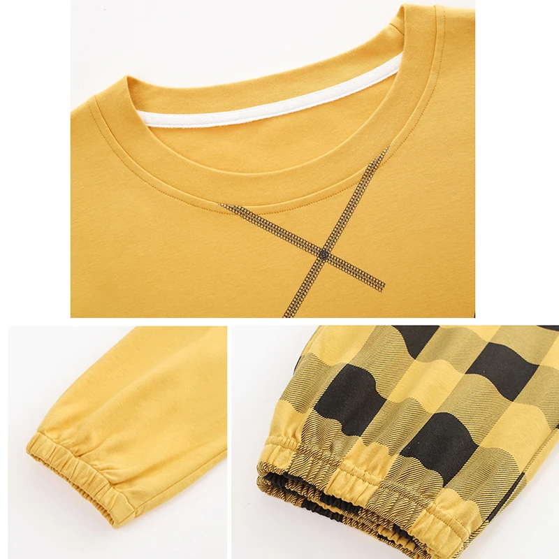 Caiyier New Cotton Cartoon Girls Nightwear Long Sleeve Lovely Pajamas Set Female Autumn Winter Plaid Long Trousets Sleepwear Set
Caiyier New Cotton Cartoon Girls Nightwear Long Sleeve Lovely Pajamas Set Female Autumn Winter Plaid Long Trousets Sleepwear Set