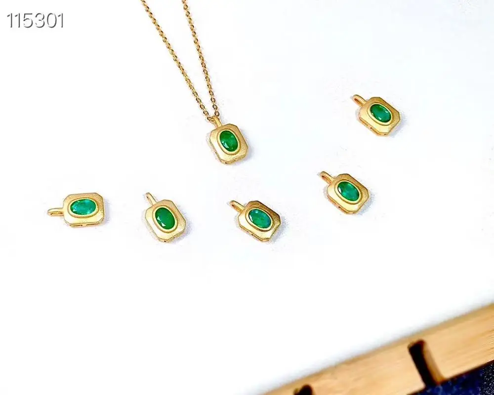 100% Natural Real Natural And Real Emerald Necklace Pendant Solid S925 Sterling Silver For Women
100% Natural Real Natural And Real Emerald Necklace Pendant Solid S925 Sterling Silver For Women