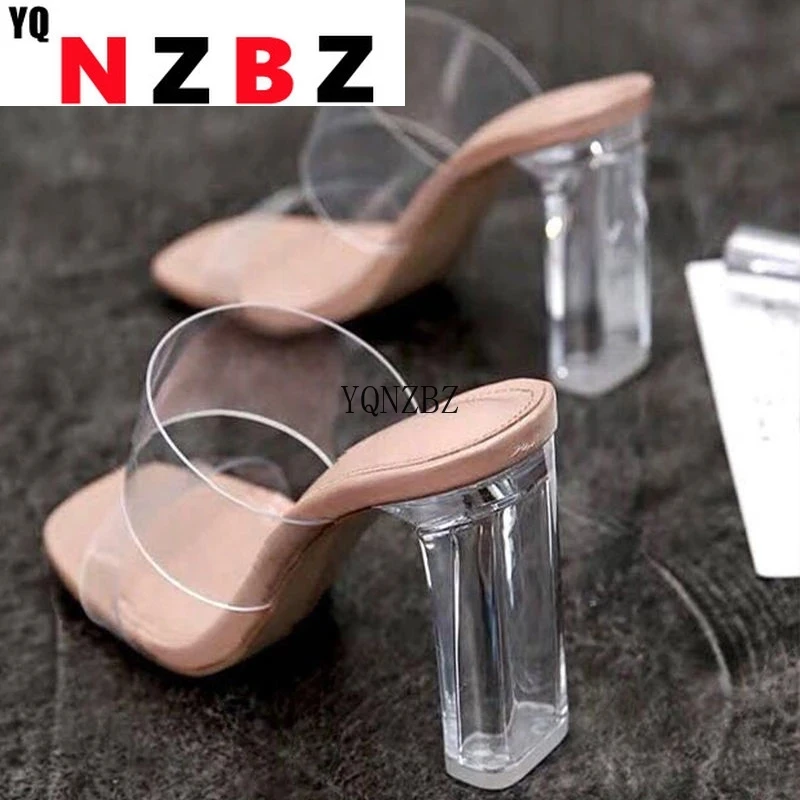 Summer Women Pumps Sandals PVC Jelly Slippers Open Toe High Heels Women Transparent Perspex Slippers Shoes Heel Clear Sandals
Summer Women Pumps Sandals PVC Jelly Slippers Open Toe High Heels Women Transparent Perspex Slippers Shoes Heel Clear Sandals