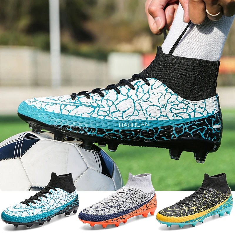 New Football Shoes Long Spike Short Spike Football Shoes Fashion Men's Football Training Shoes High Top Ankle Sneakers
New Football Shoes Long Spike Short Spike Football Shoes Fashion Men's Football Training Shoes High Top Ankle Sneakers