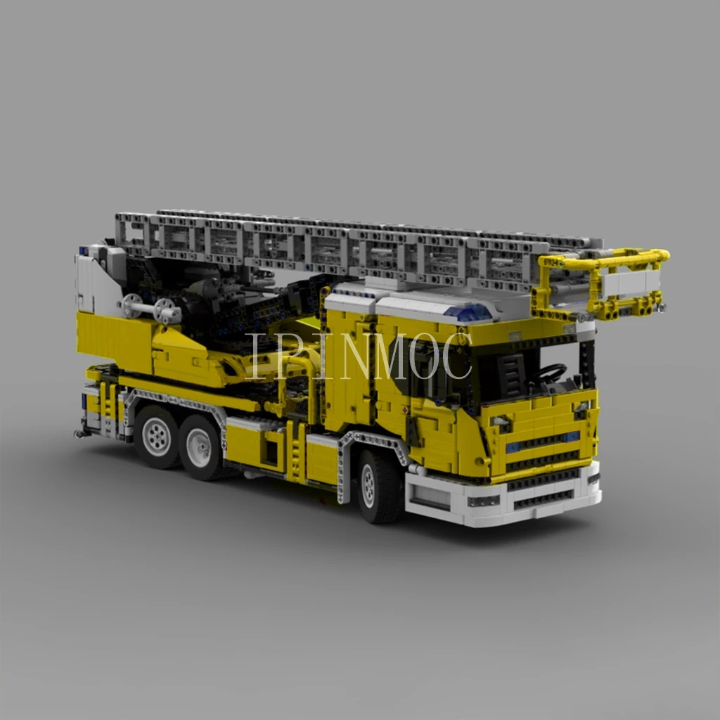 Moc-60361 ladder fire rescue vehicle four remote control technology parts package assembly toy boy birthday gift
Moc-60361 ladder fire rescue vehicle four remote control technology parts package assembly toy boy birthday gift