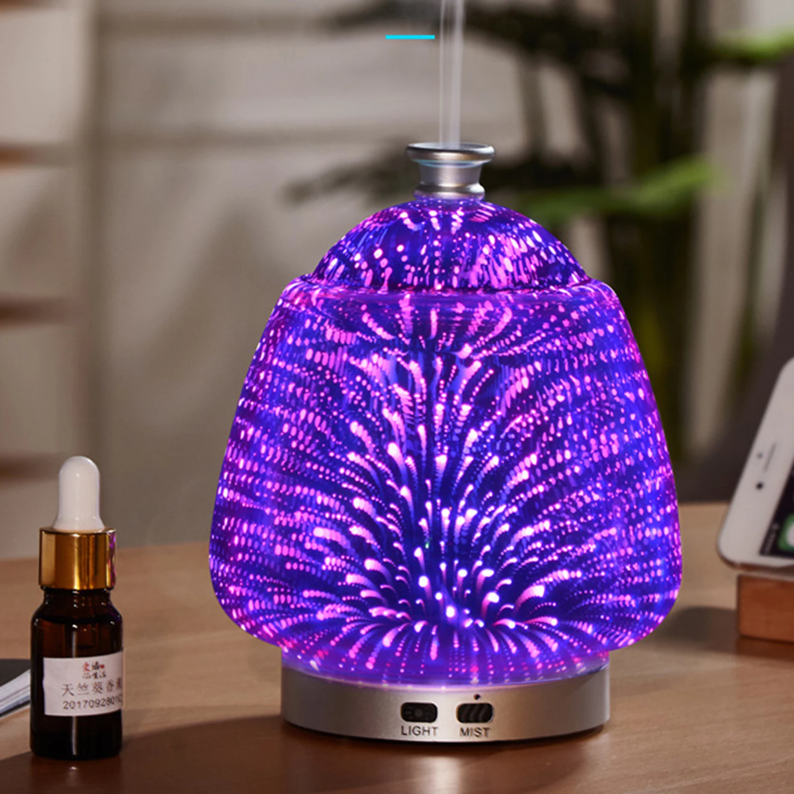 Ultrasonic Essential Oil Diffuser, 120ml Aromatherapy Diffuser, Aroma Cool Mist Humidifier Set
Ultrasonic Essential Oil Diffuser, 120ml Aromatherapy Diffuser, Aroma Cool Mist Humidifier Set