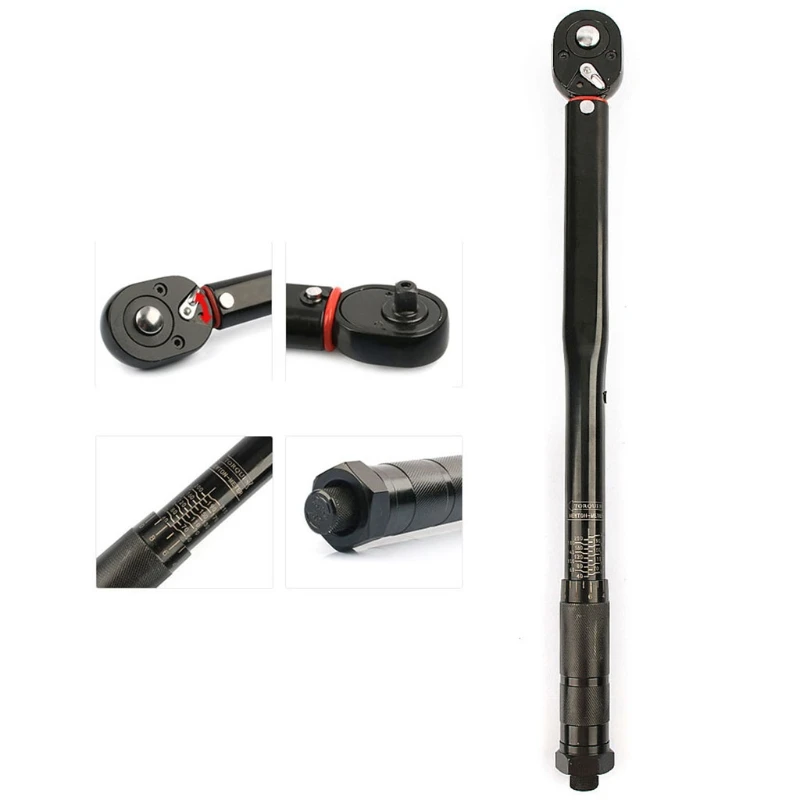 Torque Wrench 5-25 Nm High Precision Bike Maintenance 1/4 Inch Drive Repair Spanner Key w/ Double Scale Two-Way Ratchet
Torque Wrench 5-25 Nm High Precision Bike Maintenance 1/4 Inch Drive Repair Spanner Key w/ Double Scale Two-Way Ratchet