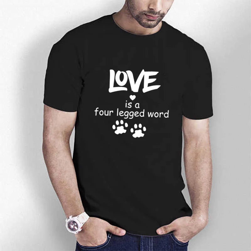 TriDitya HT0660# Love is a Four Legged Word Unisex Cotton Tee-shirt O Neck Short Sleeve Tshirt Custom-made
TriDitya HT0660# Love is a Four Legged Word Unisex Cotton Tee-shirt O Neck Short Sleeve Tshirt Custom-made
