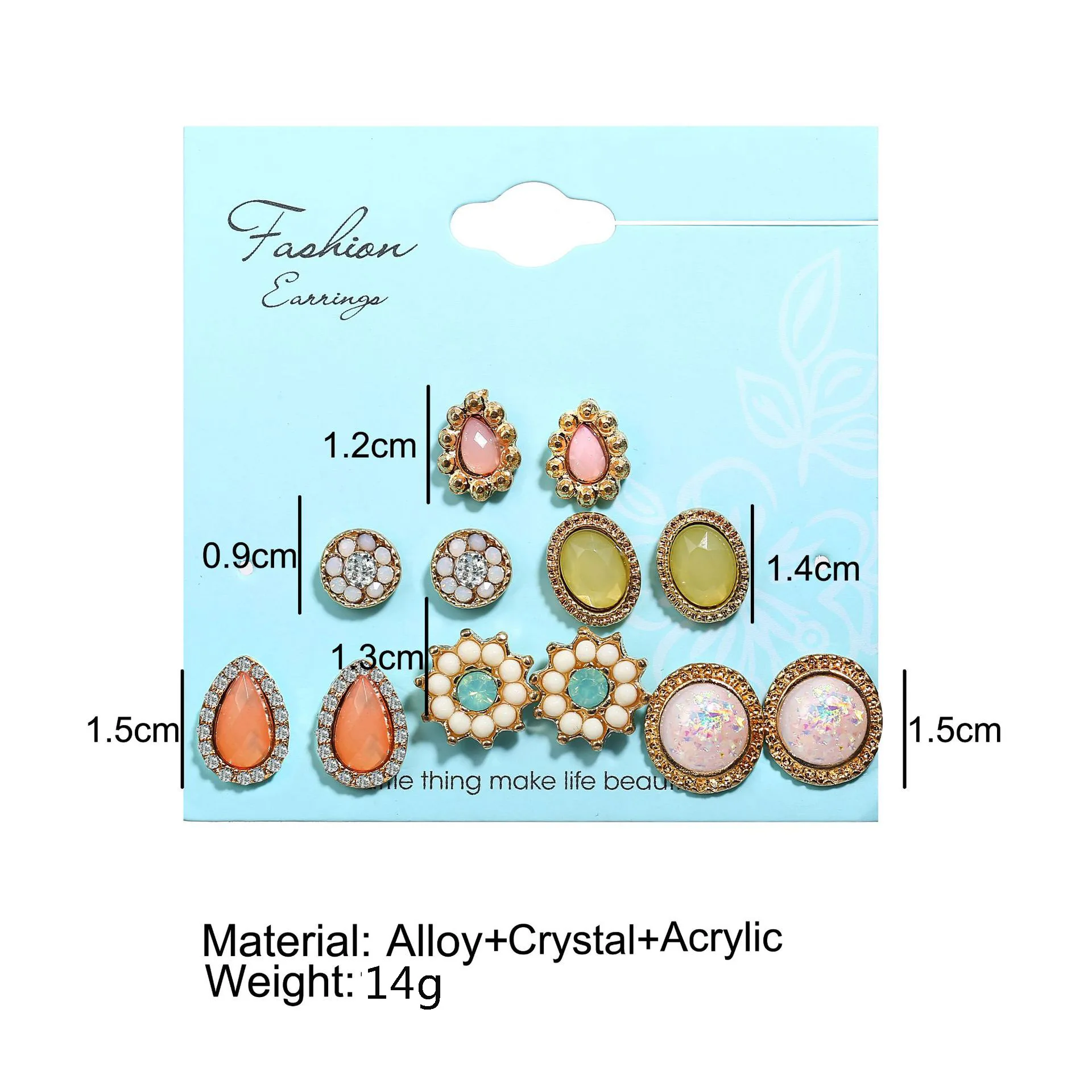RINHOO Bohemia Long Tassel Dangle Earrings Set For Women Crystal Heart Creole Earring Fabric Female Fashion New Jewelry
RINHOO Bohemia Long Tassel Dangle Earrings Set For Women Crystal Heart Creole Earring Fabric Female Fashion New Jewelry
