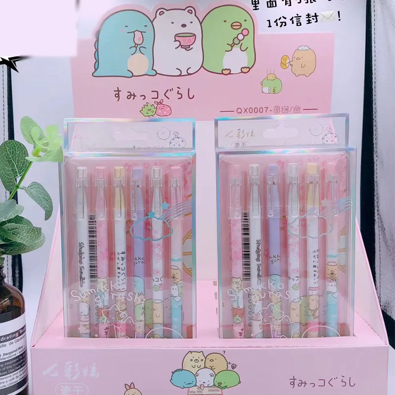 8 box/lot Kawaii Sumikko Gurashi Gel Pen Cute 0.5 mm black ink Neutral Pen School writing Supply Promotional Gift
8 box/lot Kawaii Sumikko Gurashi Gel Pen Cute 0.5 mm black ink Neutral Pen School writing Supply Promotional Gift