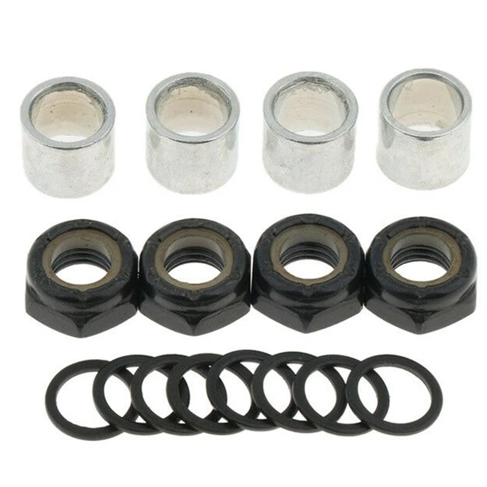 Metal Rebuild Outdoor Bearing Repair Spacers Washers Skateboard Longboard Durable Speed Hardware Easy Install Nuts Kit
Metal Rebuild Outdoor Bearing Repair Spacers Washers Skateboard Longboard Durable Speed Hardware Easy Install Nuts Kit