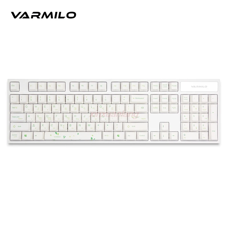 varmilo Rainbow 6 MA104M 104key mechanical keyboard wired static capacitance axis V2 white backlit computer gaming keyboard
varmilo Rainbow 6 MA104M 104key mechanical keyboard wired static capacitance axis V2 white backlit computer gaming keyboard