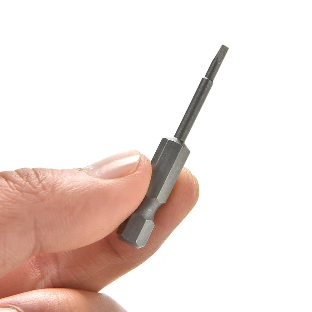 5Pcs/Set 50mm 1/4" S2 Magnetic Triangle Head Screwdriver Bit Steel Hex Shank Anti Slip Phillips Electric Power Tool Accessories
5Pcs/Set 50mm 1/4" S2 Magnetic Triangle Head Screwdriver Bit Steel Hex Shank Anti Slip Phillips Electric Power Tool Accessories