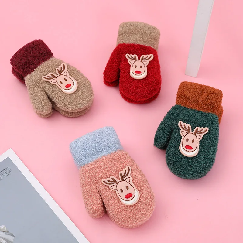 Winter New Children's Christmas Lovely Thickened Neck Mittens Boys Plush Baby Warm Gloves
Winter New Children's Christmas Lovely Thickened Neck Mittens Boys Plush Baby Warm Gloves