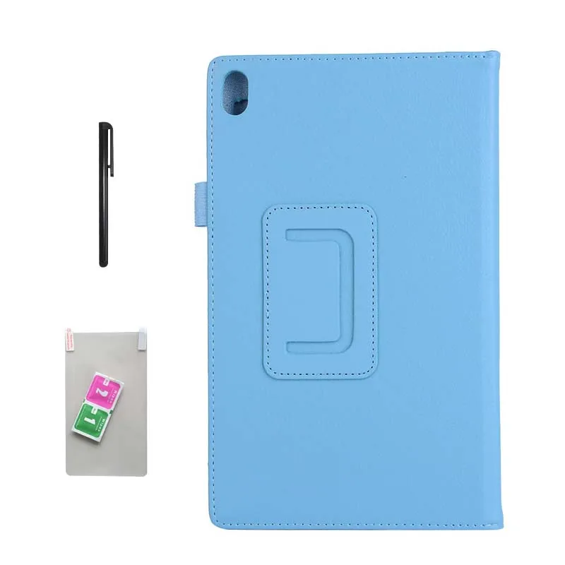 

Case For Lenovo Tab 4 8 plus TB-8704x PU Leather Cover for Lenovo TAB4 8 plus TB-8704F TB-8704N tablet Flip Covers + Film + Pen