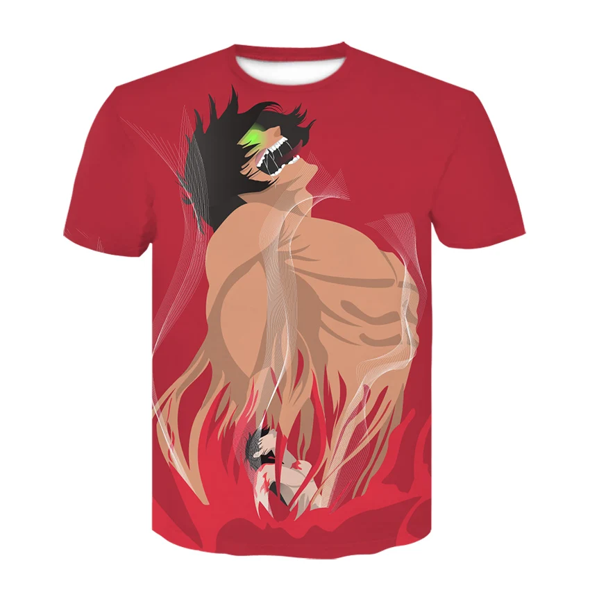 2021 Hot Sale Anime Attack on Titan 3d Printed T-shirt Unisex Fashion Casual Popular Summer Streetwear Short Sleeve Oversize Top
2021 Hot Sale Anime Attack on Titan 3d Printed T-shirt Unisex Fashion Casual Popular Summer Streetwear Short Sleeve Oversize Top