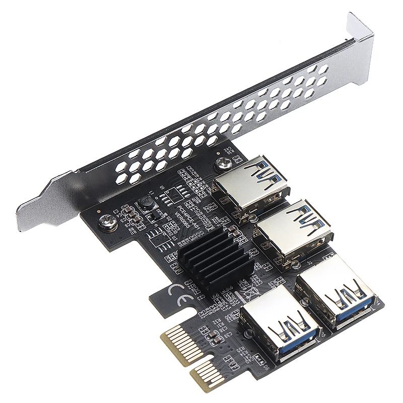 Плата переходника PCI-E с 4 портами PCI-E 1x на 4 USB 3,0 PCI-E, подходит для всех систем WINDOWS
Плата переходника PCI-E с 4 портами PCI-E 1x на 4 USB 3,0 PCI-E, подходит для всех систем WINDOWS