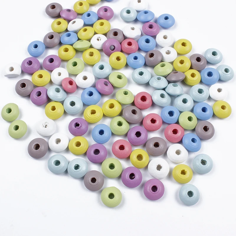 100Pcs/Lot 12mm Mixed Color Wooden Beads Charm Flat Round Wood Spacer Loose Beads For Jewelry Making Bracelet Crafts Accessories
100Pcs/Lot 12mm Mixed Color Wooden Beads Charm Flat Round Wood Spacer Loose Beads For Jewelry Making Bracelet Crafts Accessories