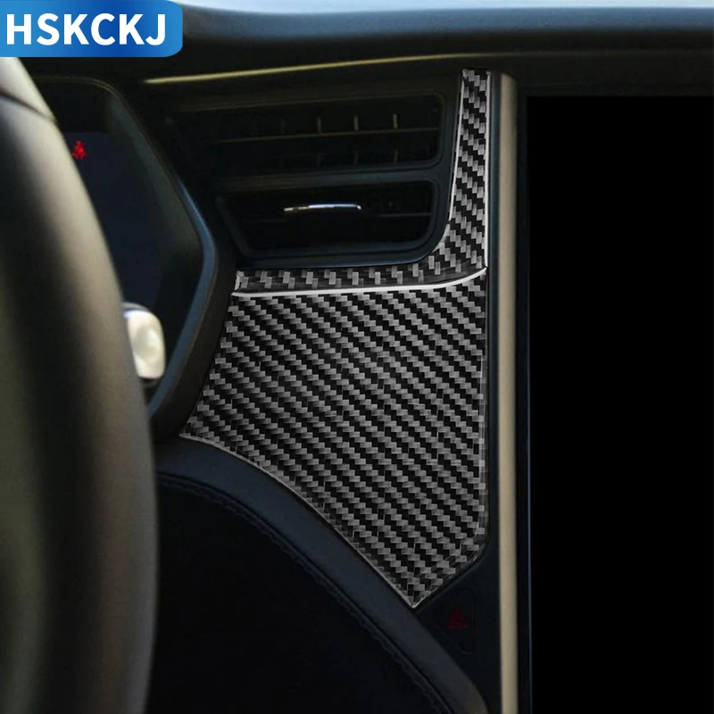For Tesla Model X 2016-2020 S 2012-2020 Driver's Side Instrument Panel Central Air Outlet Real Carbon Fiber Sticker Accessories
For Tesla Model X 2016-2020 S 2012-2020 Driver's Side Instrument Panel Central Air Outlet Real Carbon Fiber Sticker Accessories
