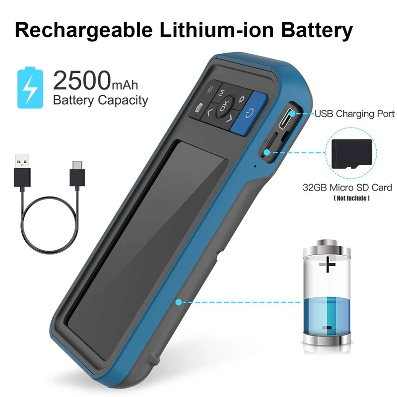5.5 Mm Dual Lens Inspection Camera, 4.5 Inch 1080P IPS Screen Endoscope,IP67 Waterproof Tube Industrial Borescope with 5M Line
5.5 Mm Dual Lens Inspection Camera, 4.5 Inch 1080P IPS Screen Endoscope,IP67 Waterproof Tube Industrial Borescope with 5M Line