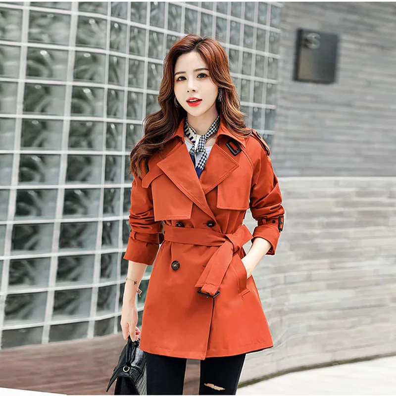 Women's 2021 Spring And Autumn New Casual Fashion Temperament High-end Double-breasted Windbreaker Jacket
Women's 2021 Spring And Autumn New Casual Fashion Temperament High-end Double-breasted Windbreaker Jacket