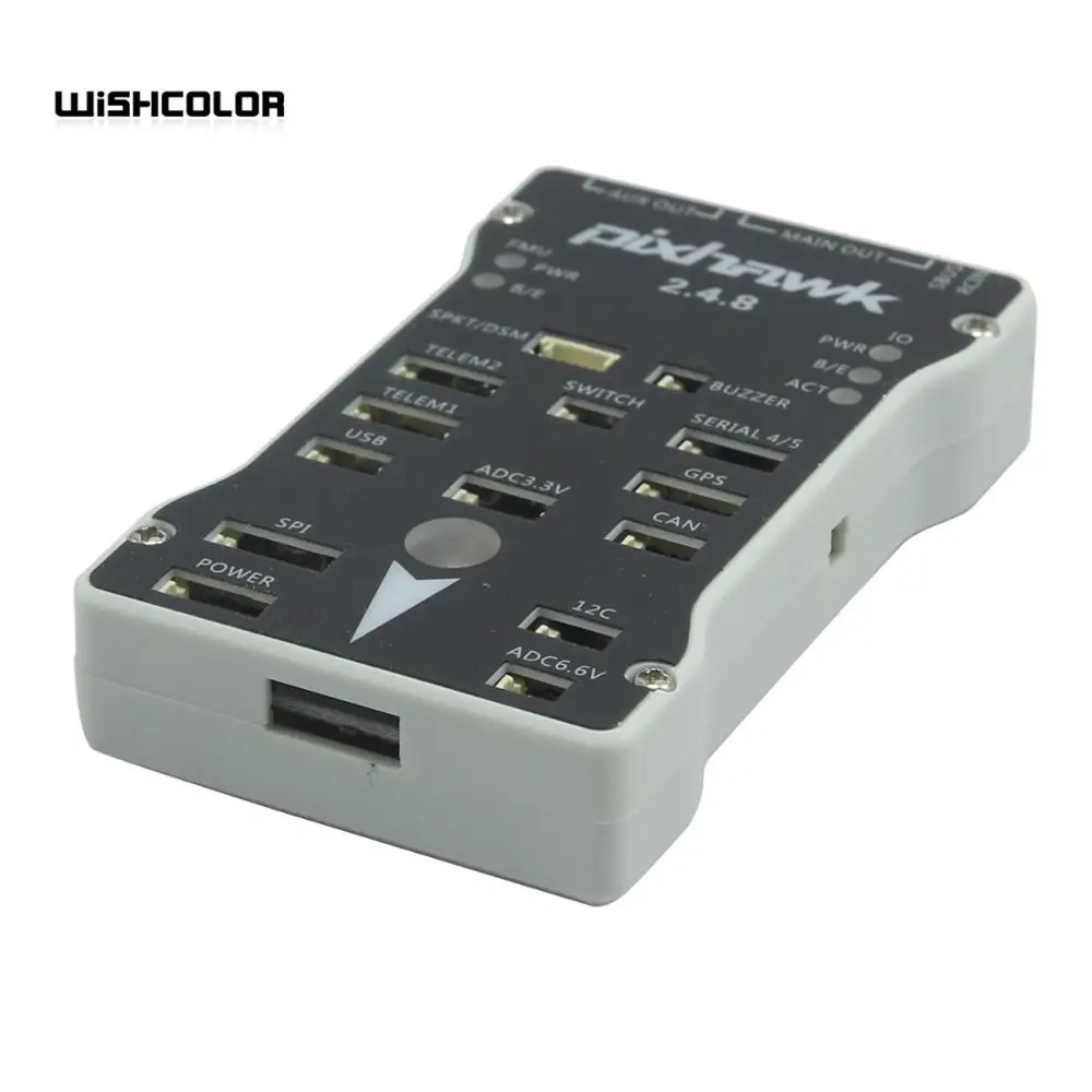 Pixhawk PX4 2.4.8 32Bit ARM Flight Controller Integrate PX4FMU+PX4IO with Case and TF Card for FPV Quadcopter
Pixhawk PX4 2.4.8 32Bit ARM Flight Controller Integrate PX4FMU+PX4IO with Case and TF Card for FPV Quadcopter