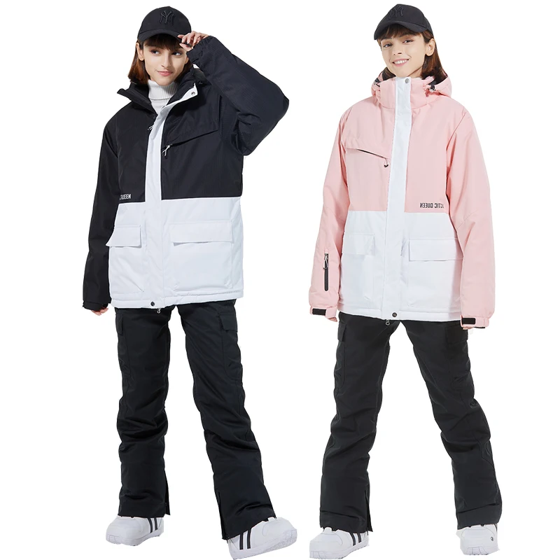 Women's Ski Suit Winter Warm Windproof Waterproof Snow Ski Jacket and Trousers Outdoor Sports Hot Ski Equipment Snowboard Jacket
Women's Ski Suit Winter Warm Windproof Waterproof Snow Ski Jacket and Trousers Outdoor Sports Hot Ski Equipment Snowboard Jacket
