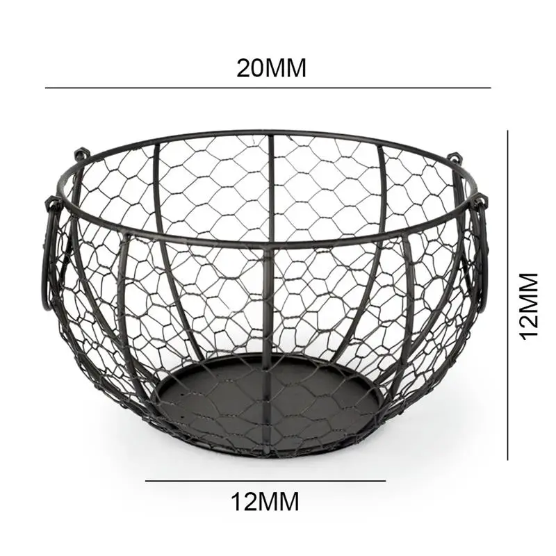 Wire Egg Basket Metal Egg Storage Basket With Handles Chicken Eggs Holder Organizer Fruit Food Organizer For Kitchen Farmhouse
Wire Egg Basket Metal Egg Storage Basket With Handles Chicken Eggs Holder Organizer Fruit Food Organizer For Kitchen Farmhouse
