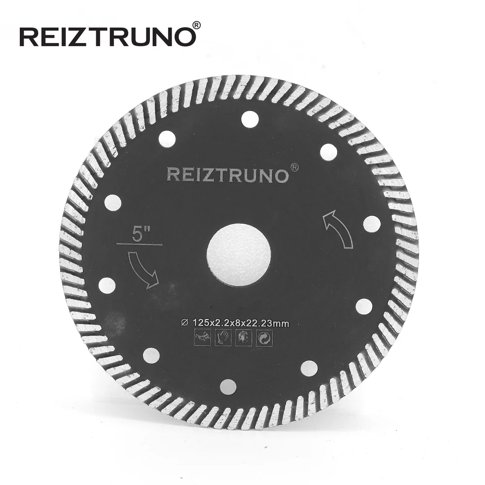 REIZTRUNO 5 " турбо непрерывная Алмазная Пила Лезвия для гранита бетона мрамора