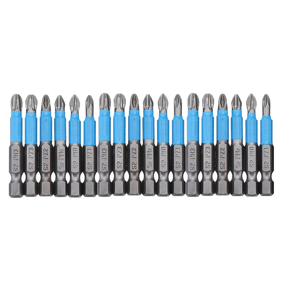 18pcs 50mm Screwdriver Bits Combination Set S2 Steel 1/4 inch Handle Phillips Bit Power Repair Hand Tools
18pcs 50mm Screwdriver Bits Combination Set S2 Steel 1/4 inch Handle Phillips Bit Power Repair Hand Tools