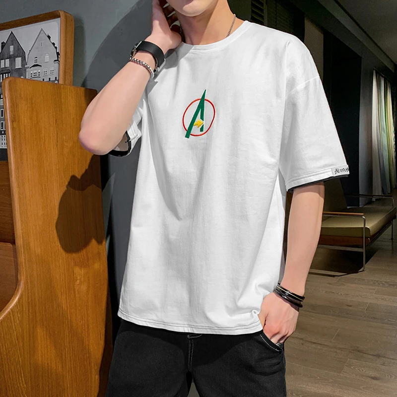 Summer cotton t-shirt men's short sleeve 2021 new leisure multifunctional half sleeve t-shirt round neck top
Summer cotton t-shirt men's short sleeve 2021 new leisure multifunctional half sleeve t-shirt round neck top