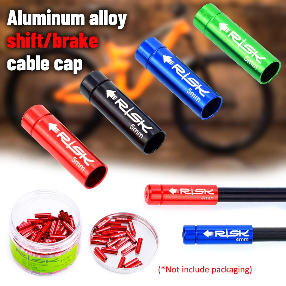 10pcs Bike Bicycle Aluminum Alloy 4mm 5mm Derailleur Shift Brake Cable End Cap Housing Ferrules Crimps Dust Cover Wire Tip
10pcs Bike Bicycle Aluminum Alloy 4mm 5mm Derailleur Shift Brake Cable End Cap Housing Ferrules Crimps Dust Cover Wire Tip