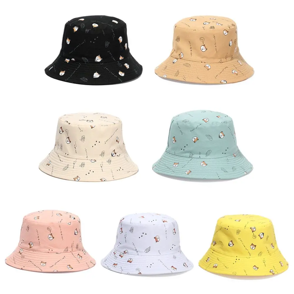 Travel Double Sided Animal Printing Cotton UV Protection Cartoon Dog Print Fisherman Hat Beach Hat Bucket Hat Sun Cap
Travel Double Sided Animal Printing Cotton UV Protection Cartoon Dog Print Fisherman Hat Beach Hat Bucket Hat Sun Cap