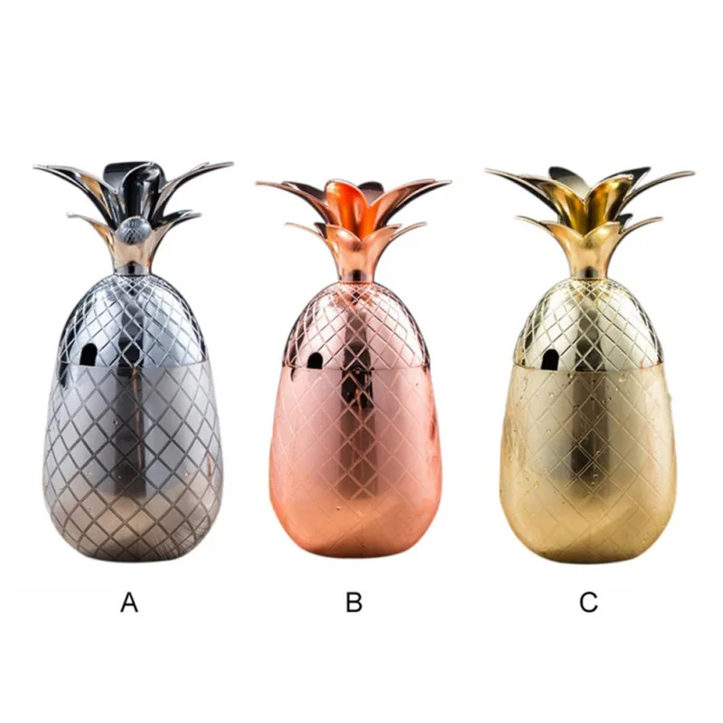 550ml Creative Stainless Steel Pineapple Water Bottle Juice Cup Bar Cup Ice Water Bottle for Restaurant
550ml Creative Stainless Steel Pineapple Water Bottle Juice Cup Bar Cup Ice Water Bottle for Restaurant