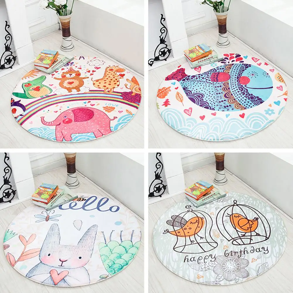 Studyset нескользящий коврик круглой формы с мультяшным принтом детский игровой коврик для спальни домашний декор 
Studyset нескользящий коврик круглой формы с мультяшным принтом детский игровой коврик для спальни домашний декор