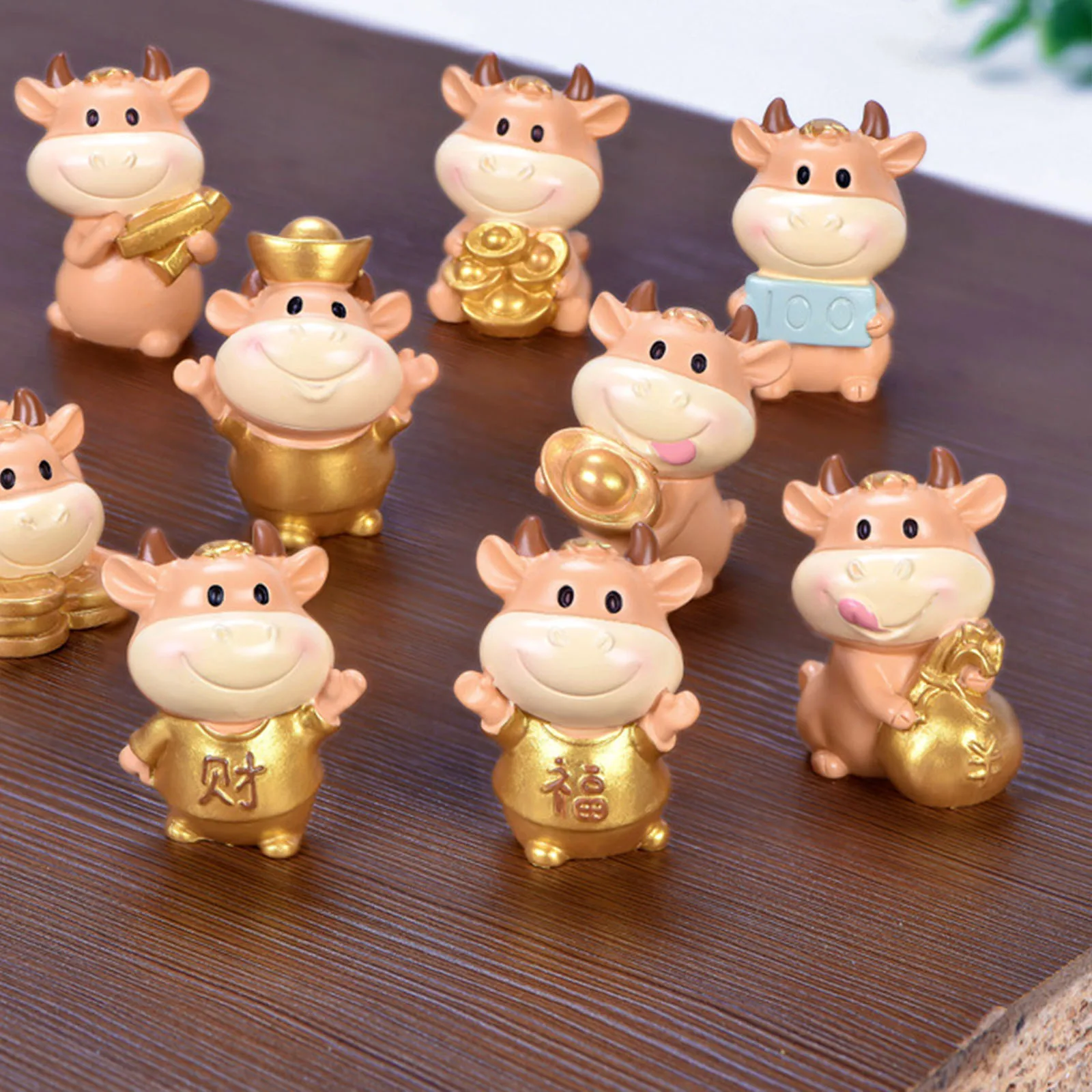 New Year Luck Wealth Bull Decorations 2021 Fortune New Year Golden Bull Ornaments Micro Landscape DIY Desktop Gift Home Decor
New Year Luck Wealth Bull Decorations 2021 Fortune New Year Golden Bull Ornaments Micro Landscape DIY Desktop Gift Home Decor