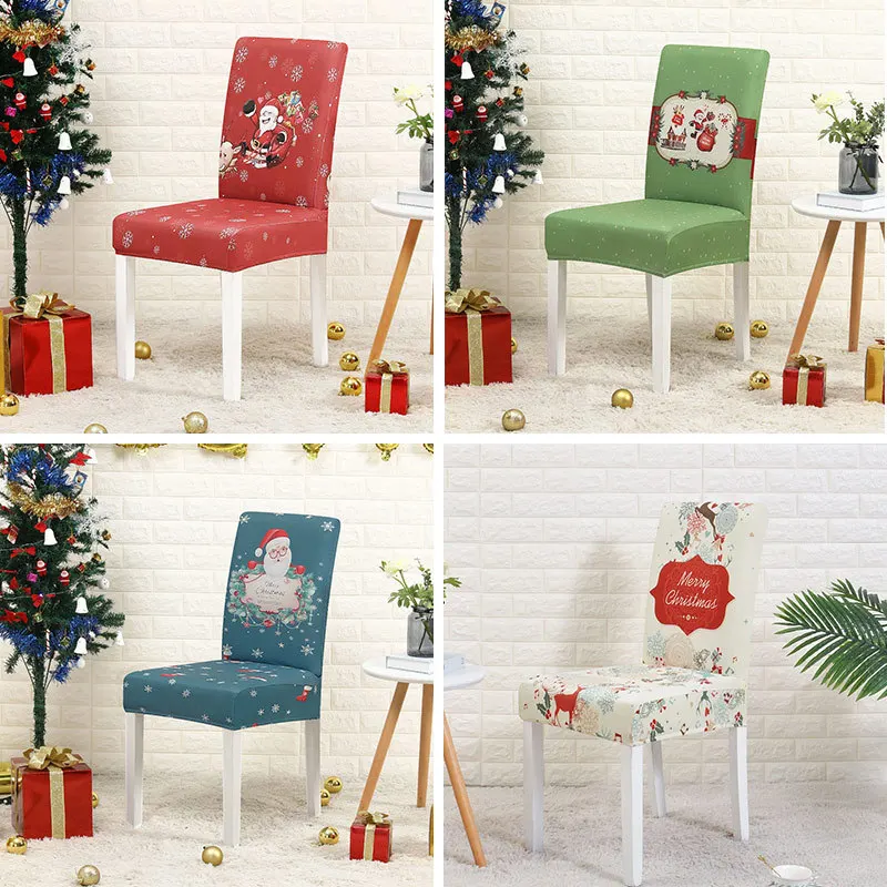 Universal Size Big Elastic Chair Cover Spandex Elastic Christmas Printing Dining Chair Slipcover Stoelhoezen Eetkamer
Universal Size Big Elastic Chair Cover Spandex Elastic Christmas Printing Dining Chair Slipcover Stoelhoezen Eetkamer