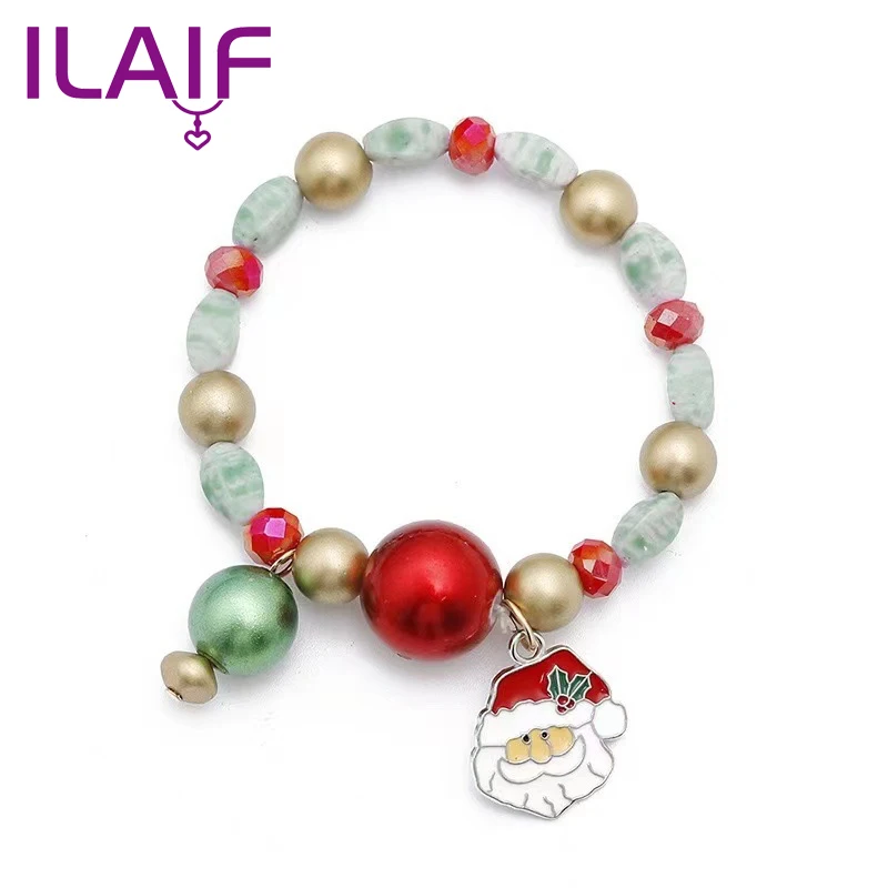 2022 Christmas Bracelet Charm Ornaments Snowflake Christmas Tree Pendant Beaded Bracelet Children's Wholesale Christmas Gifts
2022 Christmas Bracelet Charm Ornaments Snowflake Christmas Tree Pendant Beaded Bracelet Children's Wholesale Christmas Gifts