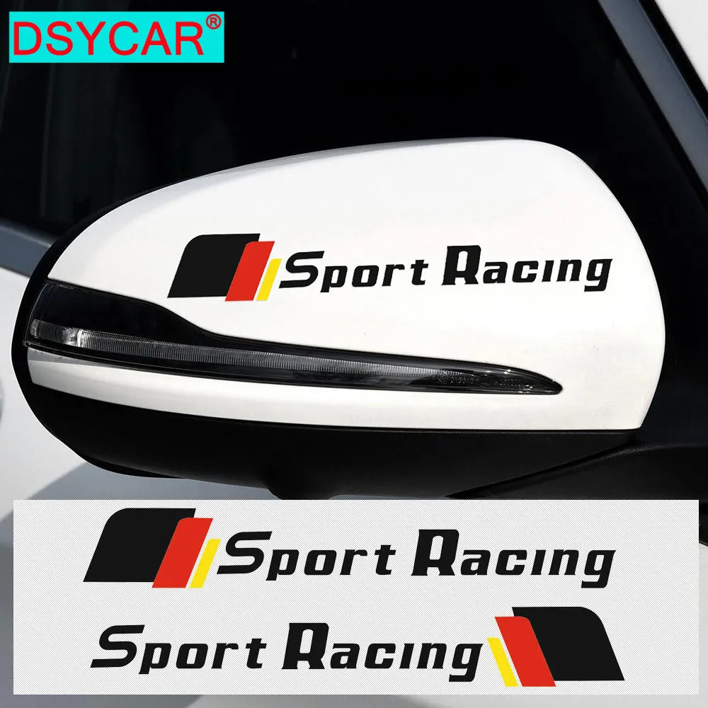 DSYCAR 1Pair Car Sports Racing Rear View Mirror Stickers Decor DIY Car Body Decals Vinyl for General Models
DSYCAR 1Pair Car Sports Racing Rear View Mirror Stickers Decor DIY Car Body Decals Vinyl for General Models