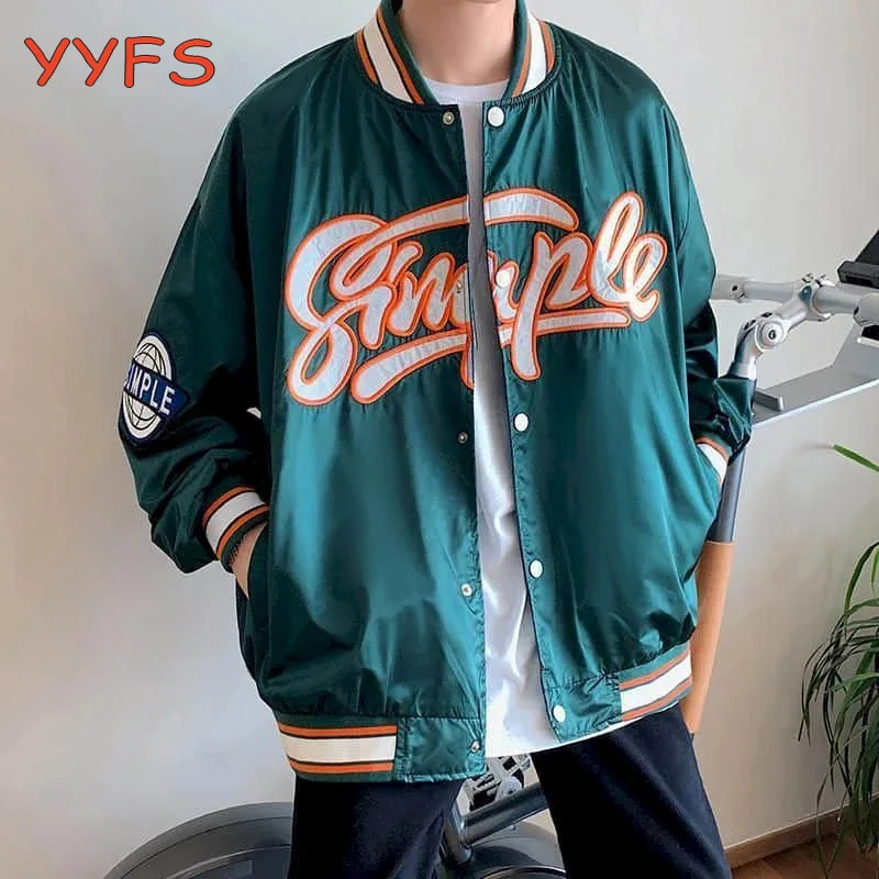 Street Baseball Jacket Men Women Spring Letter Embroidery College Coat Loose Hip Hop Japanese Pilot Jackets 2021 Autumn
Street Baseball Jacket Men Women Spring Letter Embroidery College Coat Loose Hip Hop Japanese Pilot Jackets 2021 Autumn
