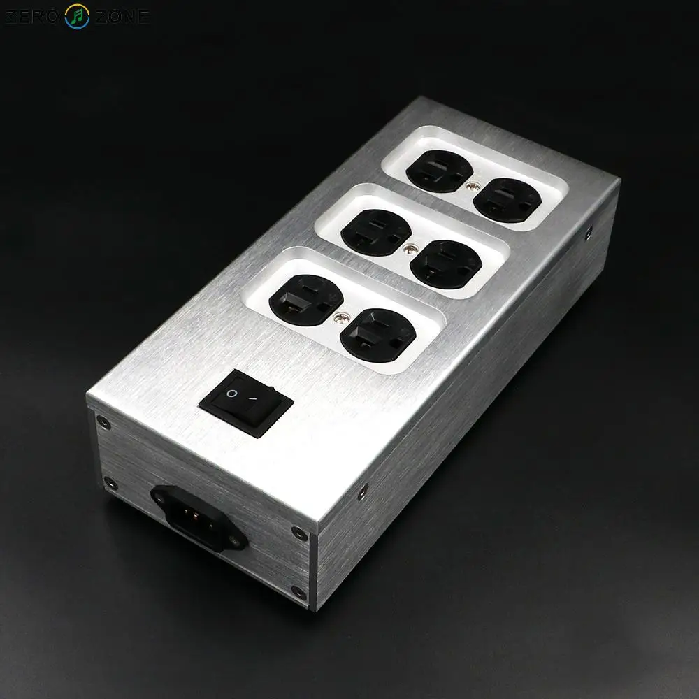 GZLOZONE Aluminum Electrical Outlet HIFI Power Socket American Standard 6 Seats Power Supply Array Socket
GZLOZONE Aluminum Electrical Outlet HIFI Power Socket American Standard 6 Seats Power Supply Array Socket