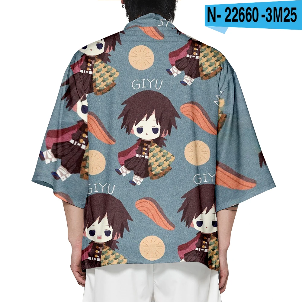 Japanese Kimono Haori Women/mens Fashion Summer Casual Cool Short Sleeve Cardigan Cute Demon Slayer Kimetsu No Yaiba 3D Women
Japanese Kimono Haori Women/mens Fashion Summer Casual Cool Short Sleeve Cardigan Cute Demon Slayer Kimetsu No Yaiba 3D Women