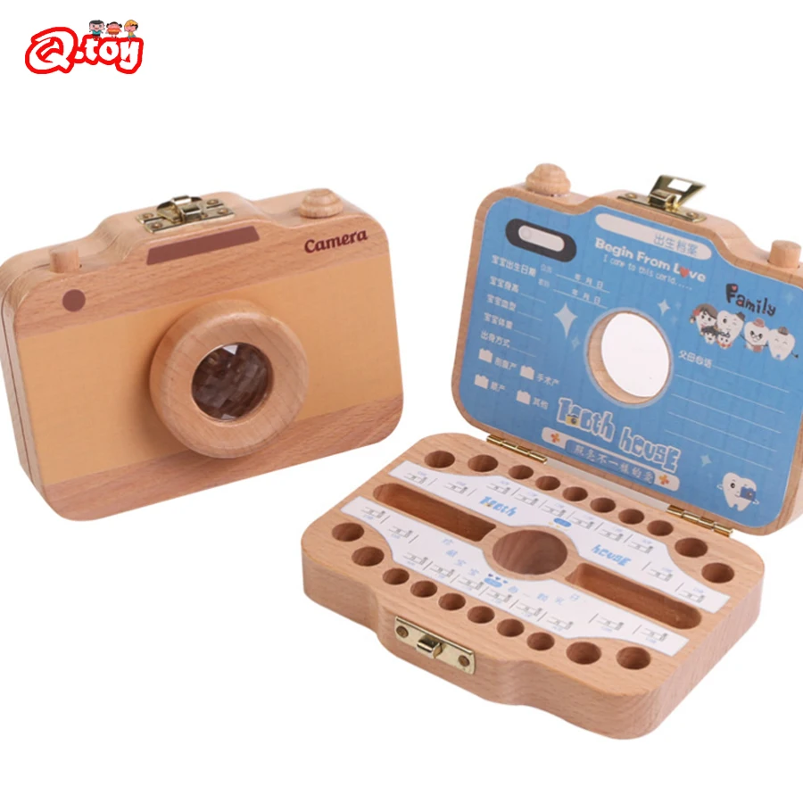 Baby Tooth Box Wooden Camera Fetal Hair Kid Teeth Box Storage Infant Umbilical Keep Collect Child Souvenir Gift
Baby Tooth Box Wooden Camera Fetal Hair Kid Teeth Box Storage Infant Umbilical Keep Collect Child Souvenir Gift